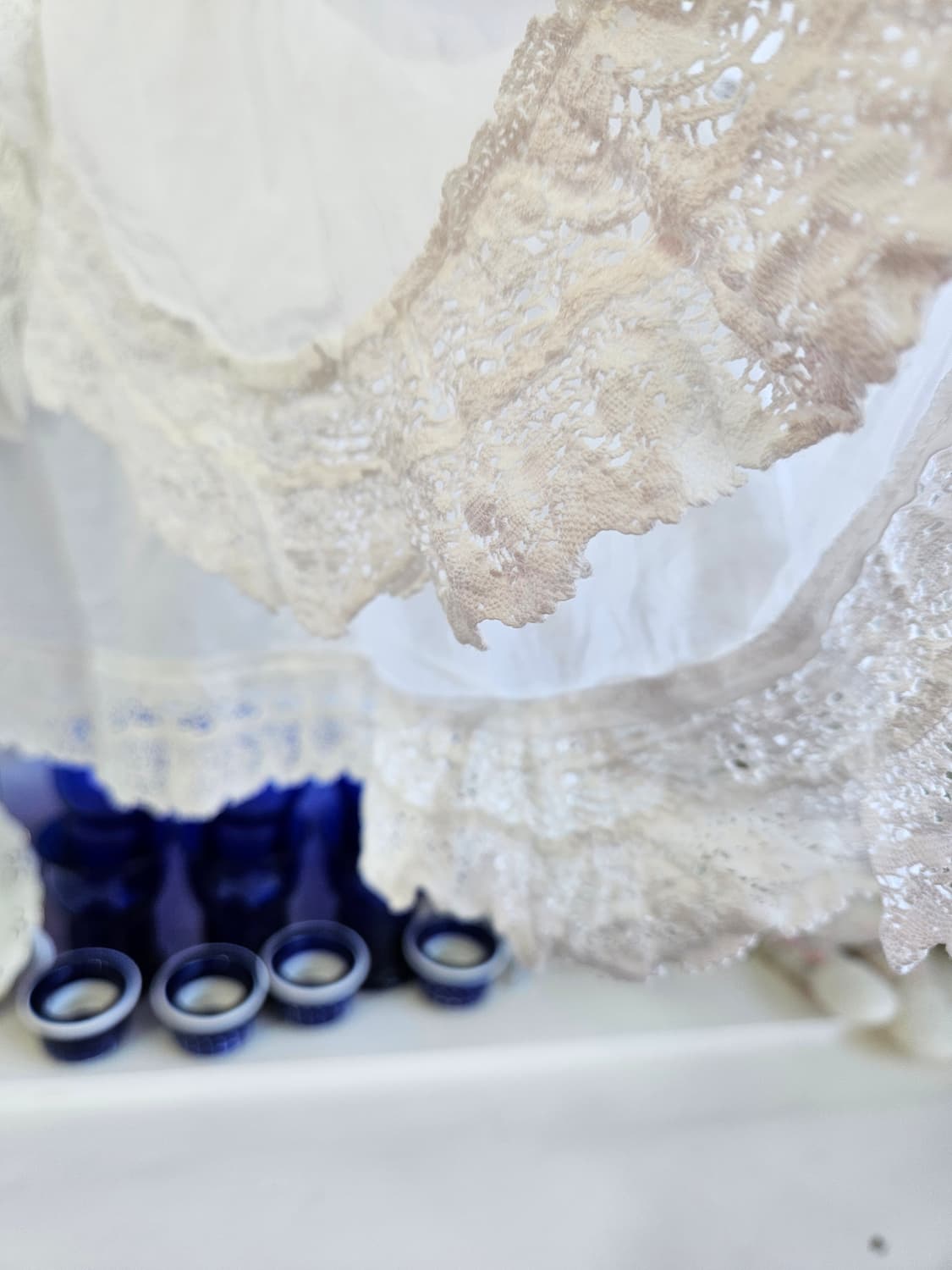 레스트로즈(LEST ROSE) 레이스 롱 블라우스 / 튜닉 상품이미지4