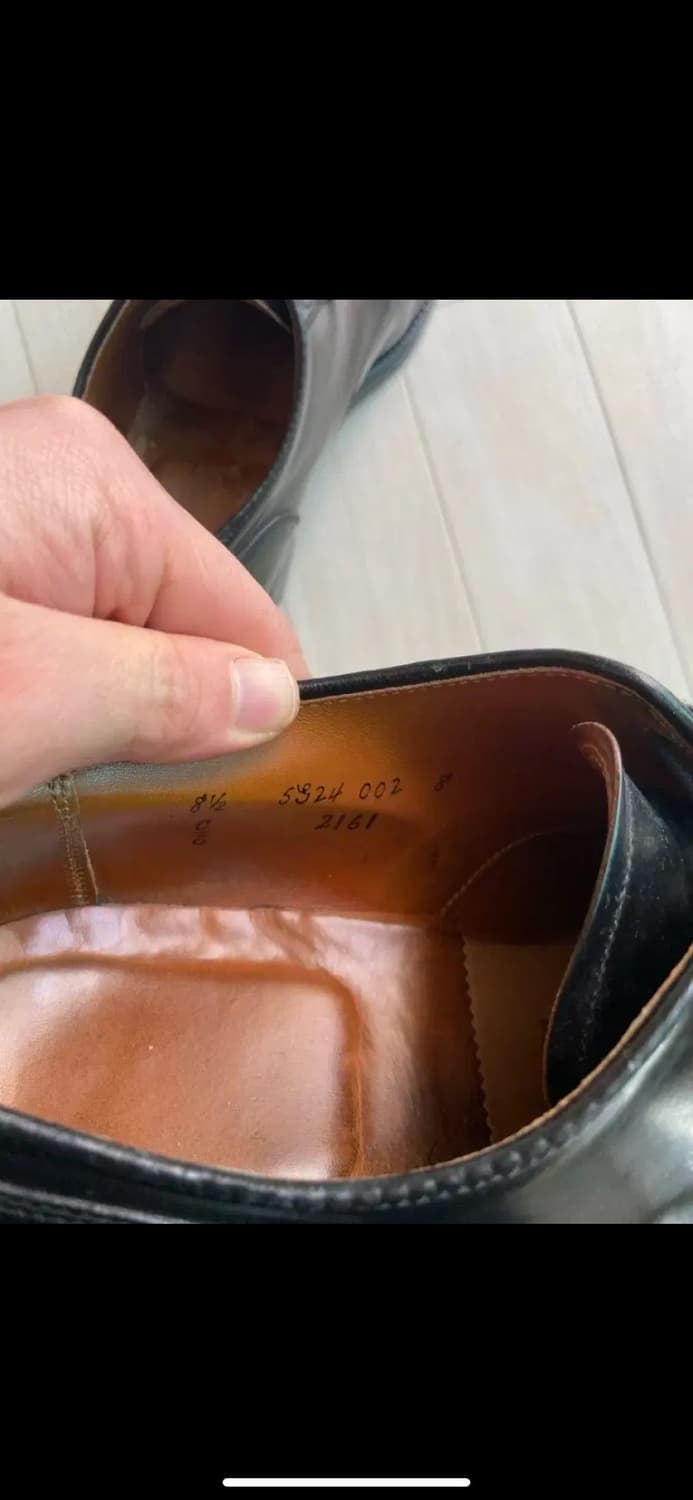 알든 2161 Straight-Tip Blucher Cordovan 상품이미지4