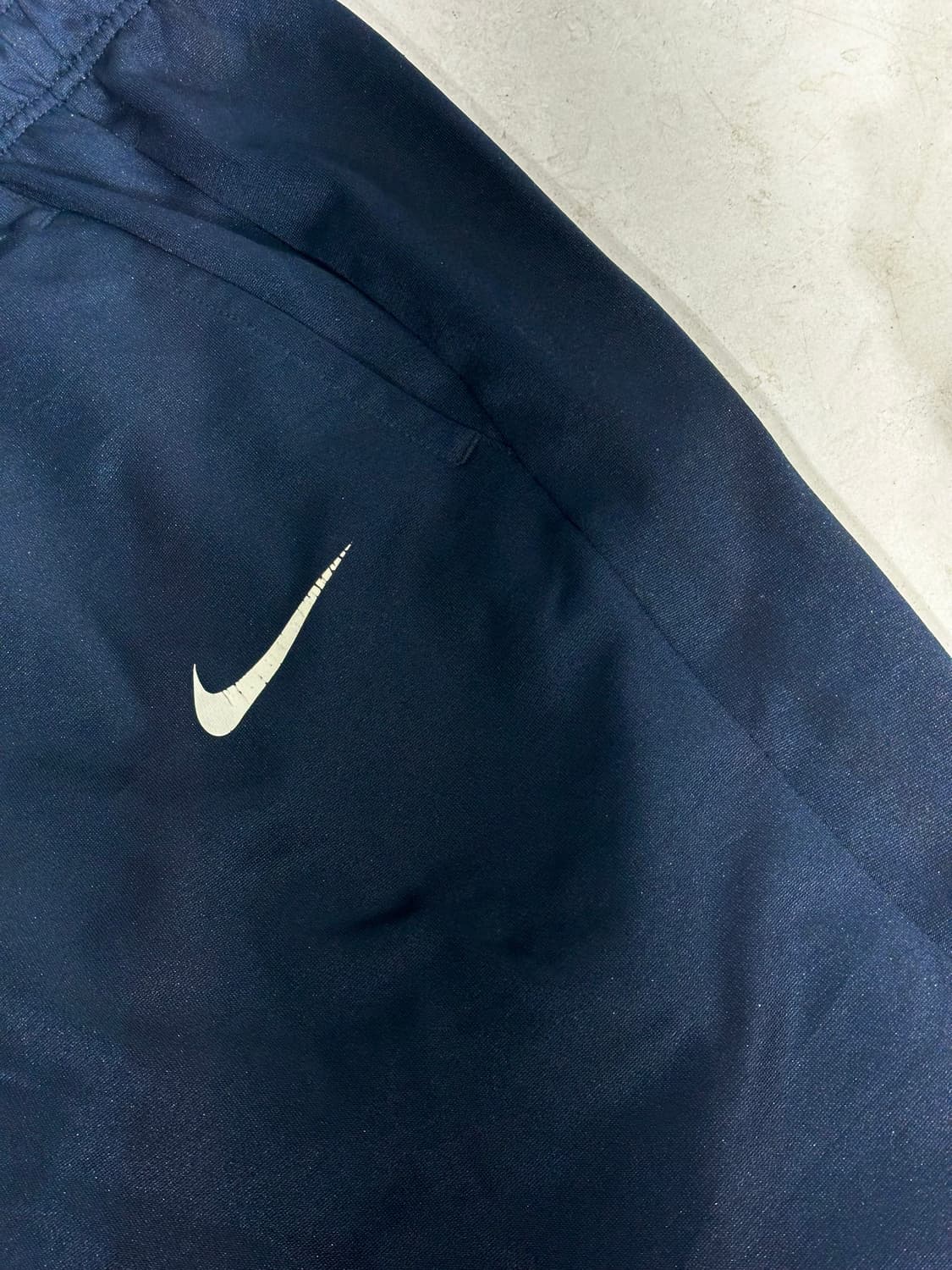나이키 네이비 와이드 화이트 로고 추리닝 바지 트레이닝 팬츠 L 상품이미지6