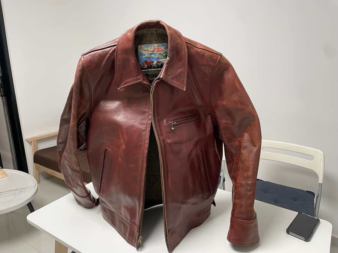 에어로레더 하이웨이맨 40 버건디 크롬악셀 상품이미지8