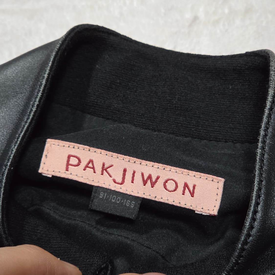 디자이너 박지원 블랙 모 자켓 상품이미지7
