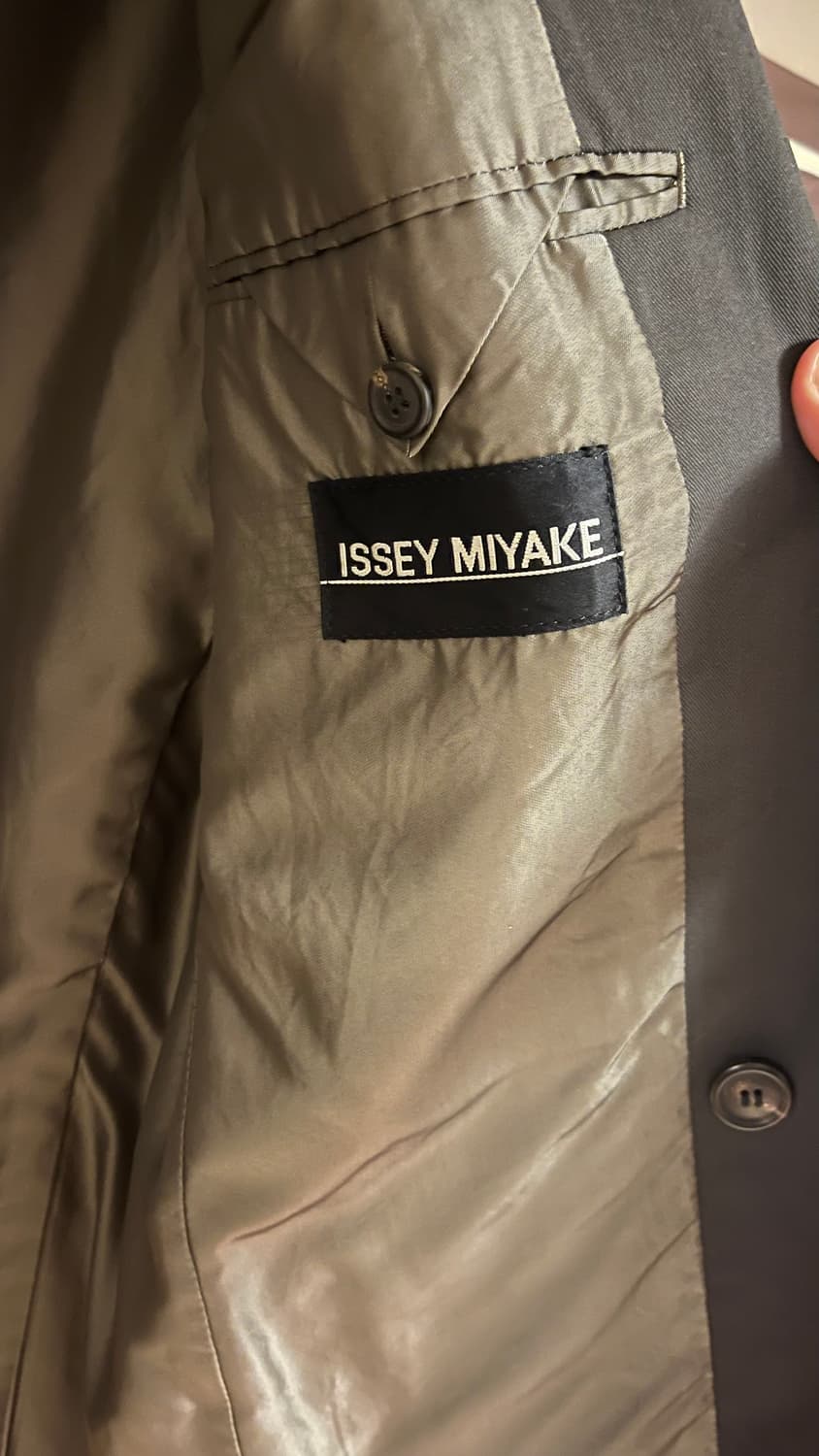 92aw 이세이 미야케 더블 숄카라 블레이저 m 상품이미지2