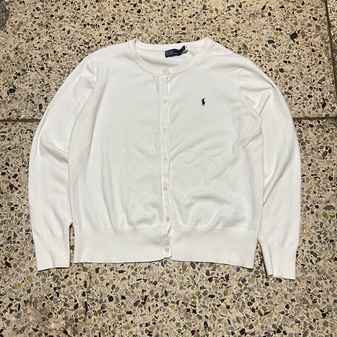 폴로 랄프로렌(POLO RalphLauren)화이트 니트 가디건 상품이미지1