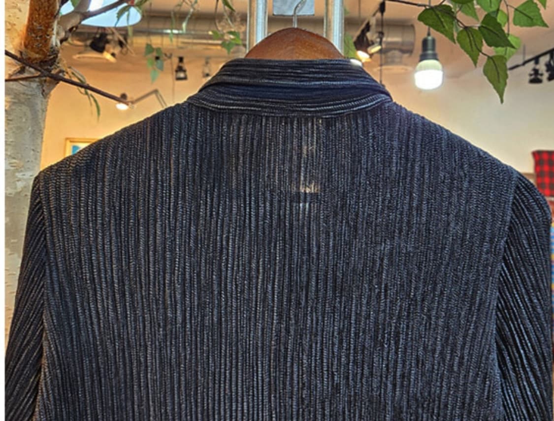 SPECCHIO pleats 스피치오 플리츠 블랙 카라 자켓 상품이미지8