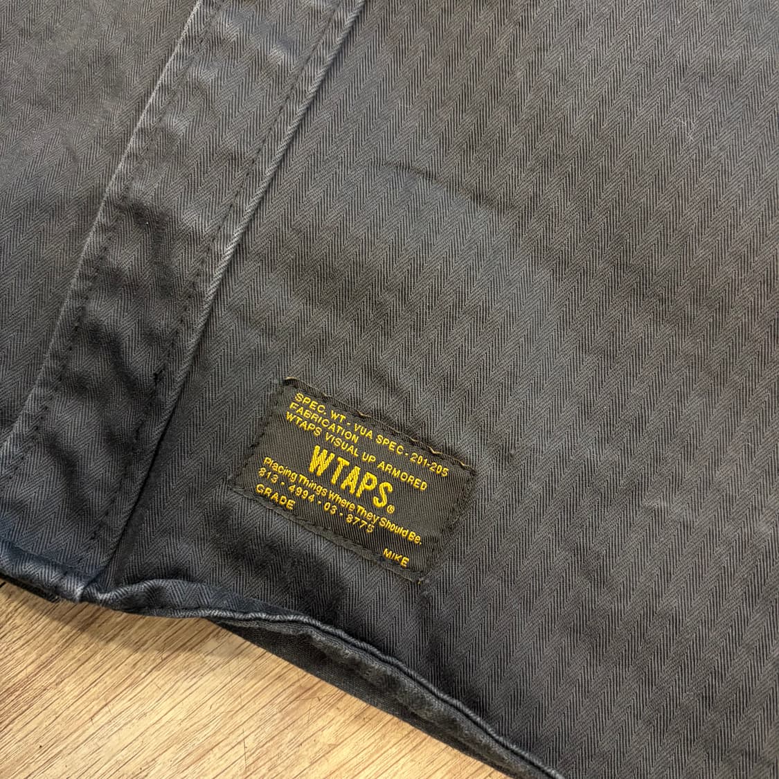 [2] 더블텝스 WTAPS 블랙 워크 셔츠 긴팔 남방 D522 상품이미지10