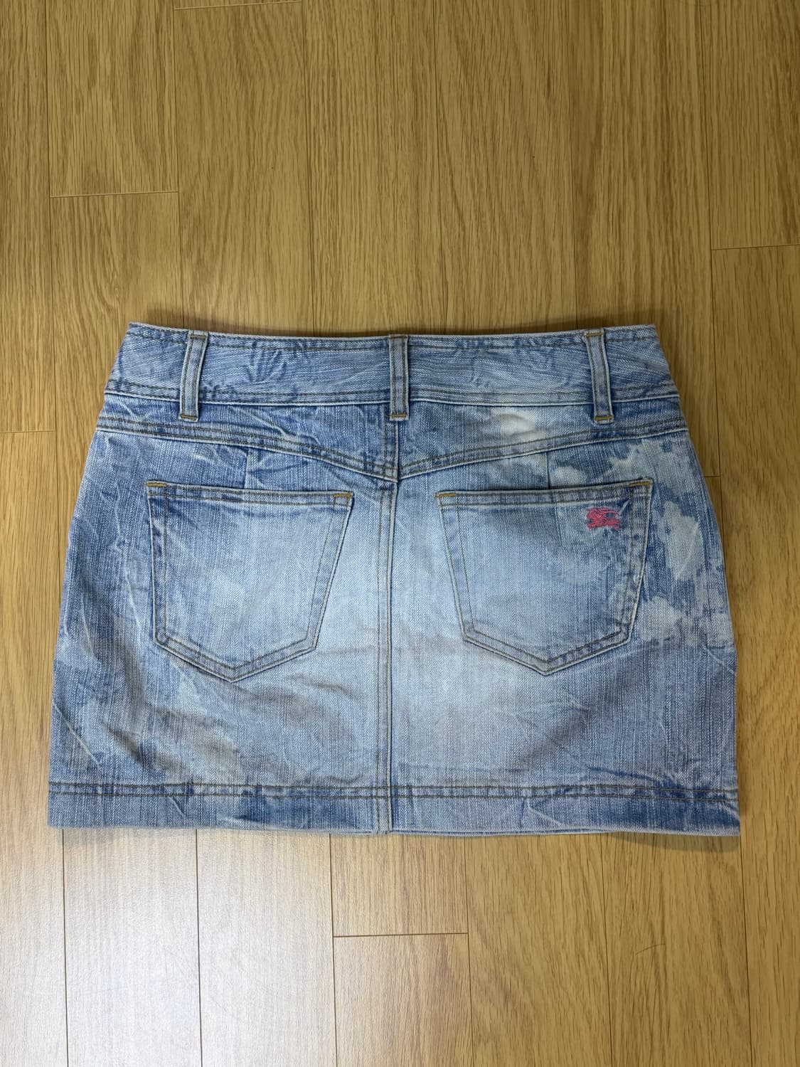 빈티지 버버리 데님 미니 스커트 상품이미지2