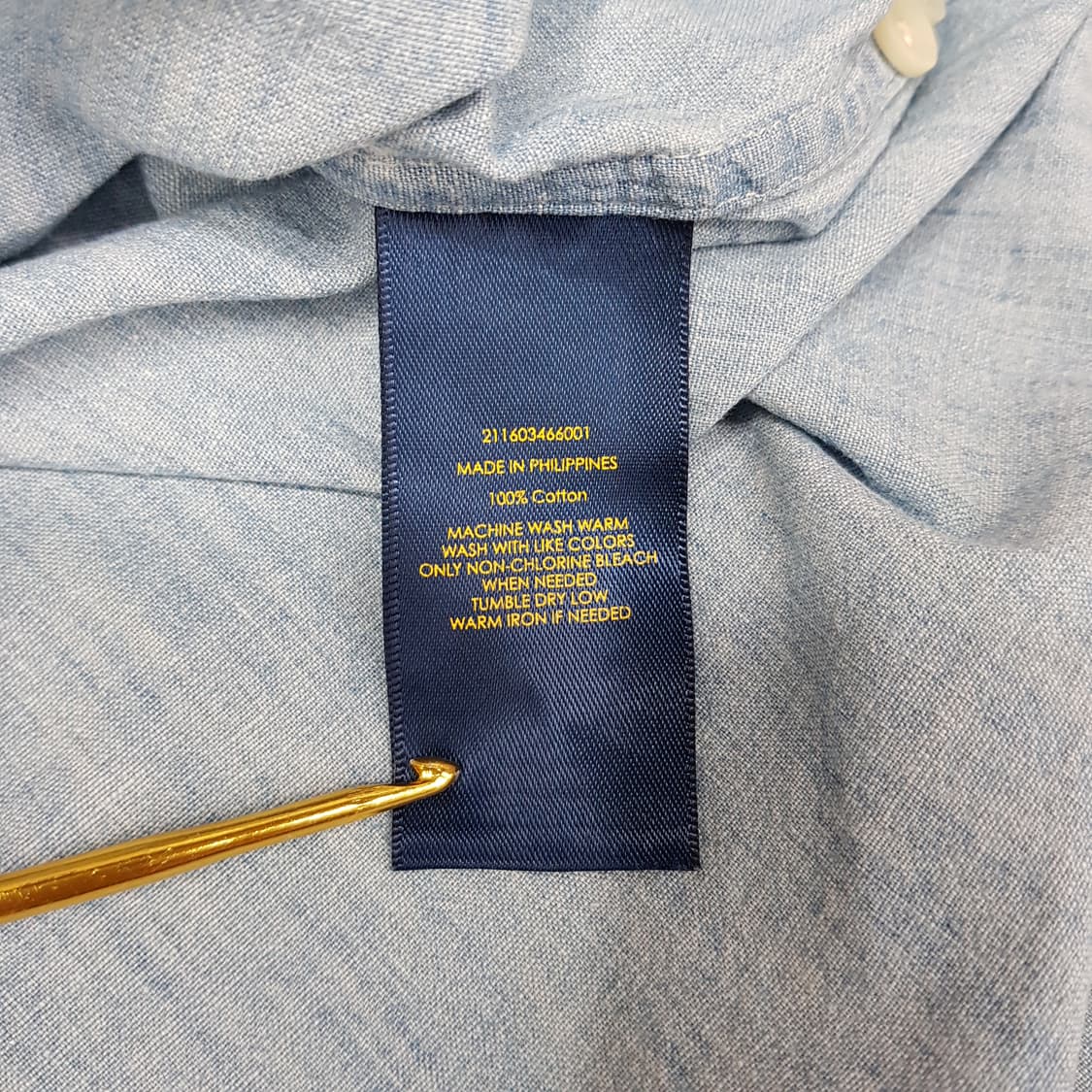 폴로 랄프로렌 샵브레이 셔츠 M사이즈 상품이미지5