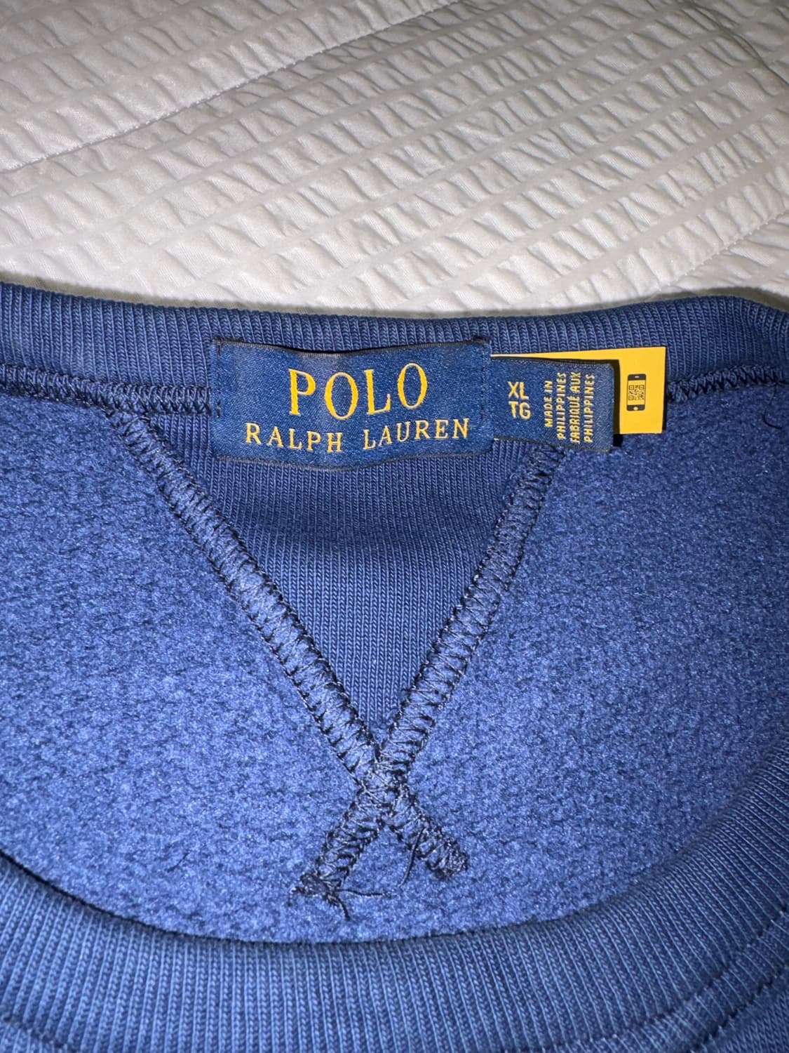폴로 랄프로렌 RL 로고 네이비 스웻셔츠 XL 상품이미지2