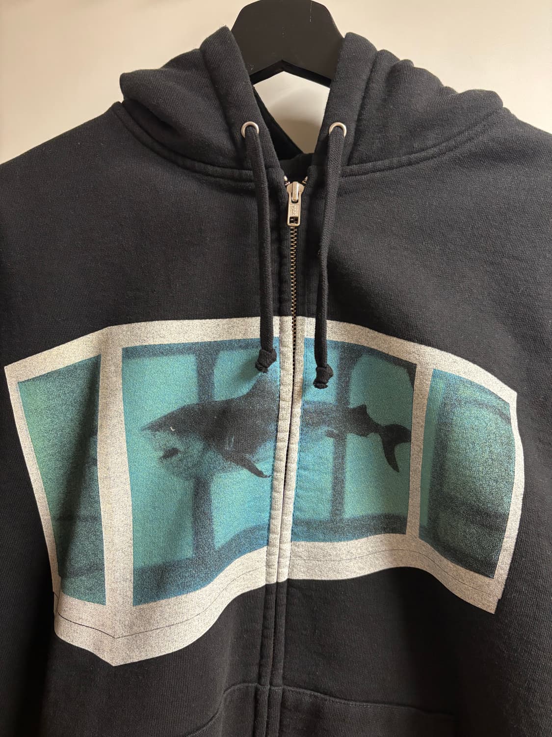 [M] 슈프림 데미안 허스트 집업 후드 블랙 상품이미지3