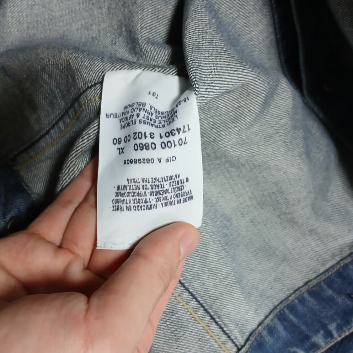 리바이스 엔지니어드진 트러커 청자켓 청셔츠 데님 자켓 상품이미지8