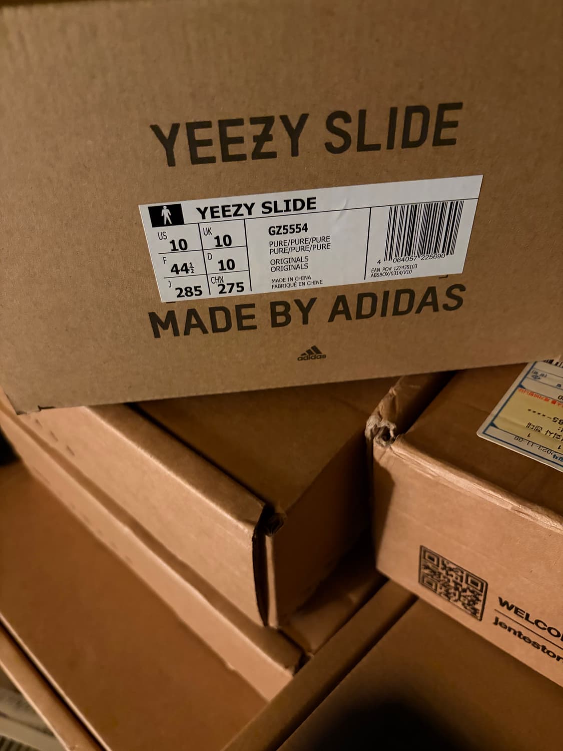 Adidas Yeezy아이다스 이지 슬라이드 퓨어285  GZ5554 상품이미지7