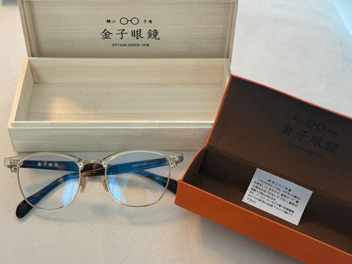 금자안경 kv 131 투명 하금테 상품이미지1