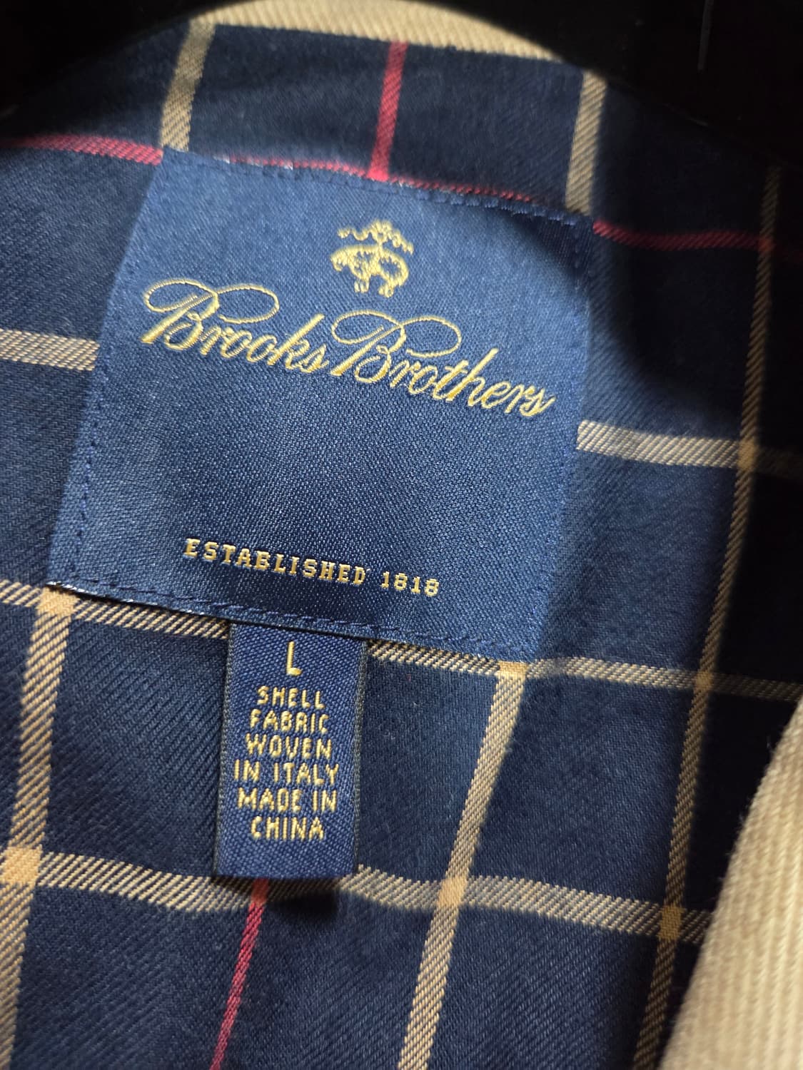 브룩스브라더스 베이지 면 자켓 2xl추천 상품이미지3