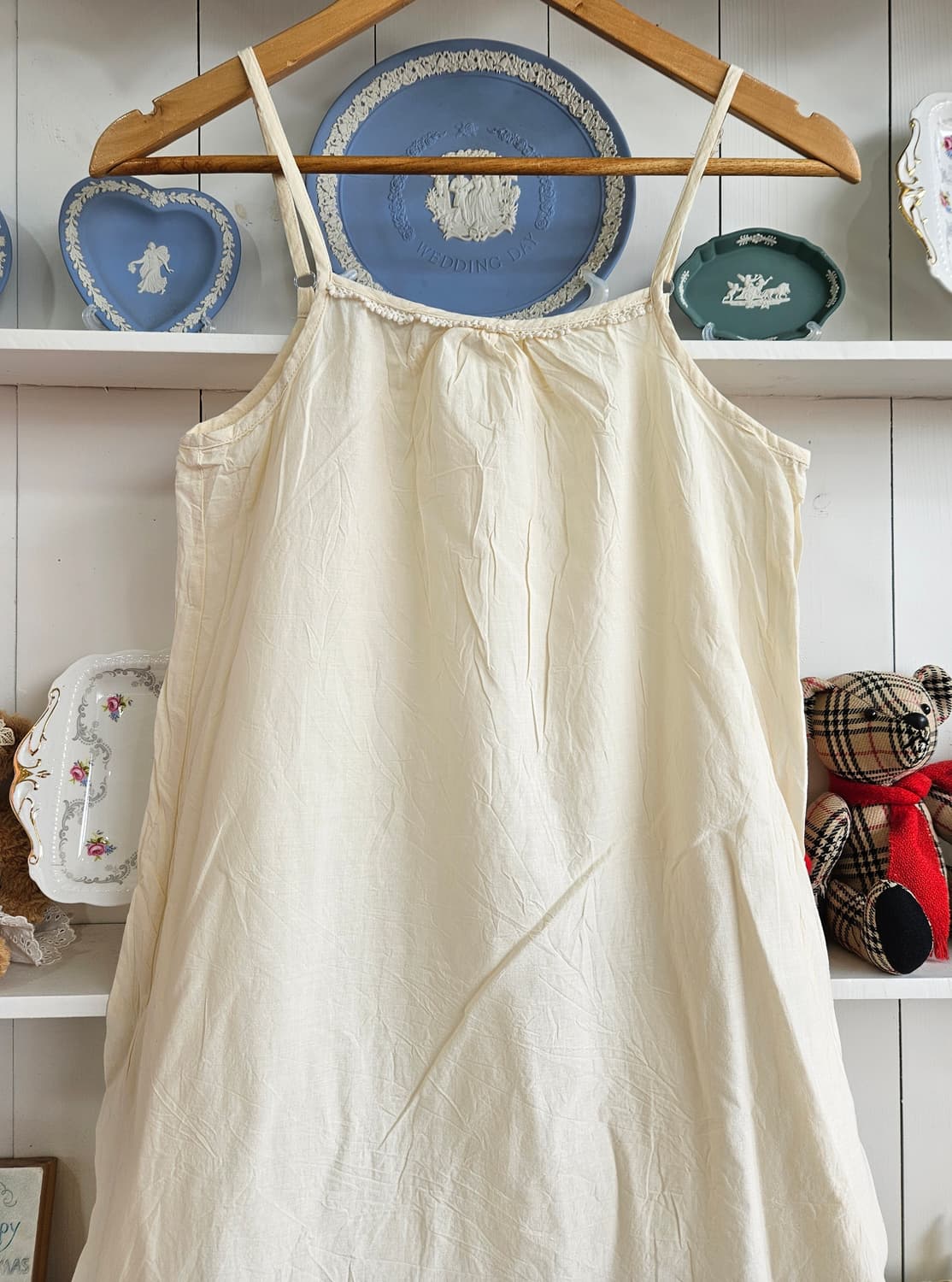 내추럴 코튼 슬립 원피스 상품이미지2