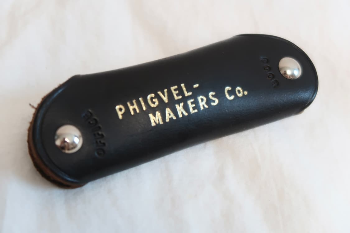 피그벨 가죽 키링 블랙 키홀더 Phigvel 상품이미지9
