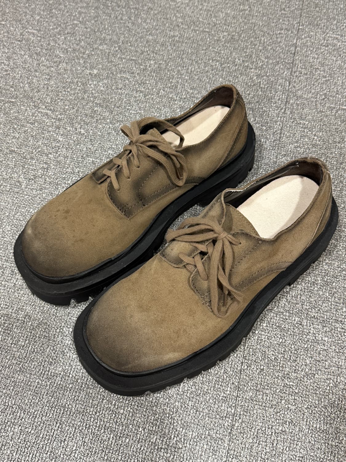 자라 스웨이드 워싱 더비 슈즈 43 상품이미지1