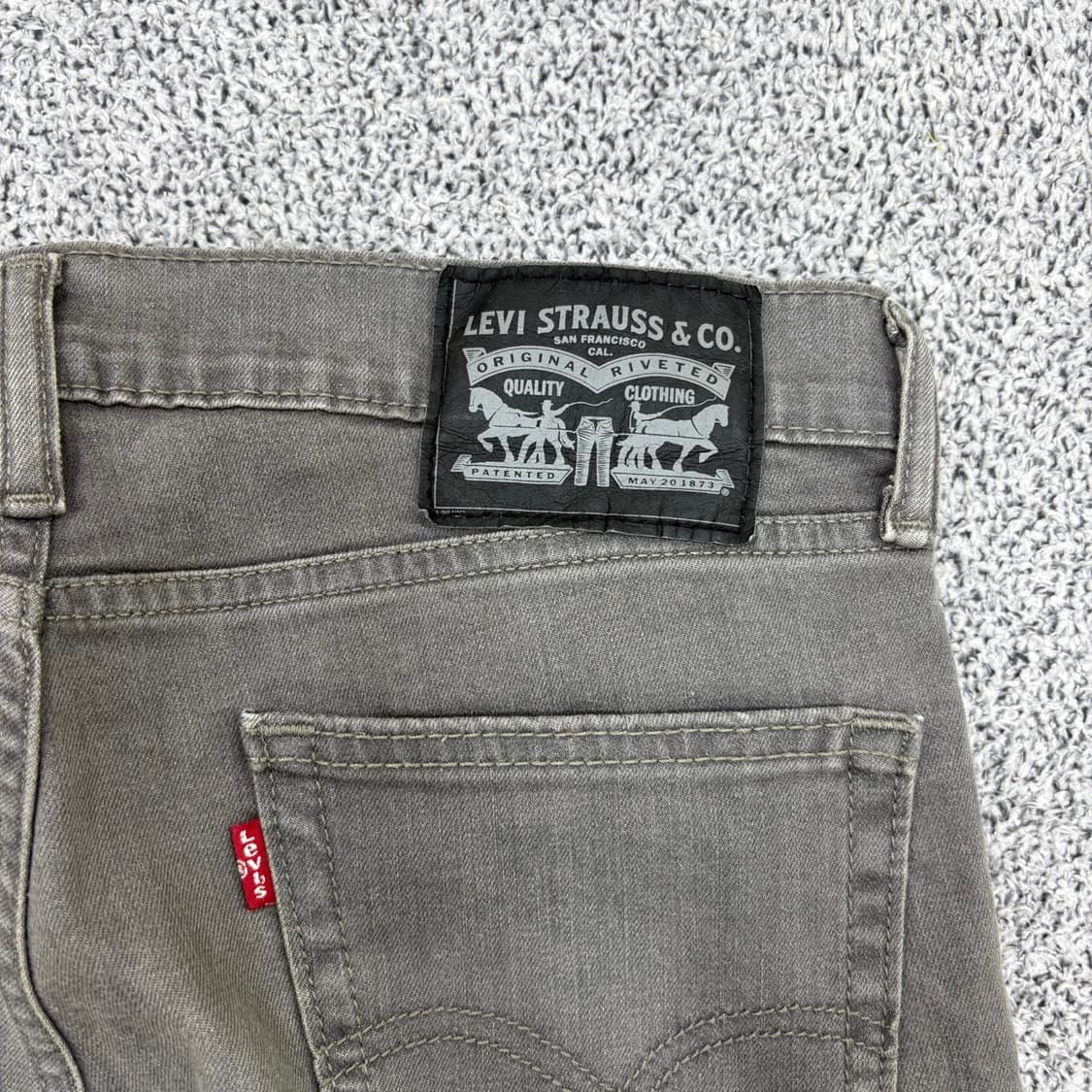 W30 리바이스 그레이 데님 팬츠 0421J 상품이미지4