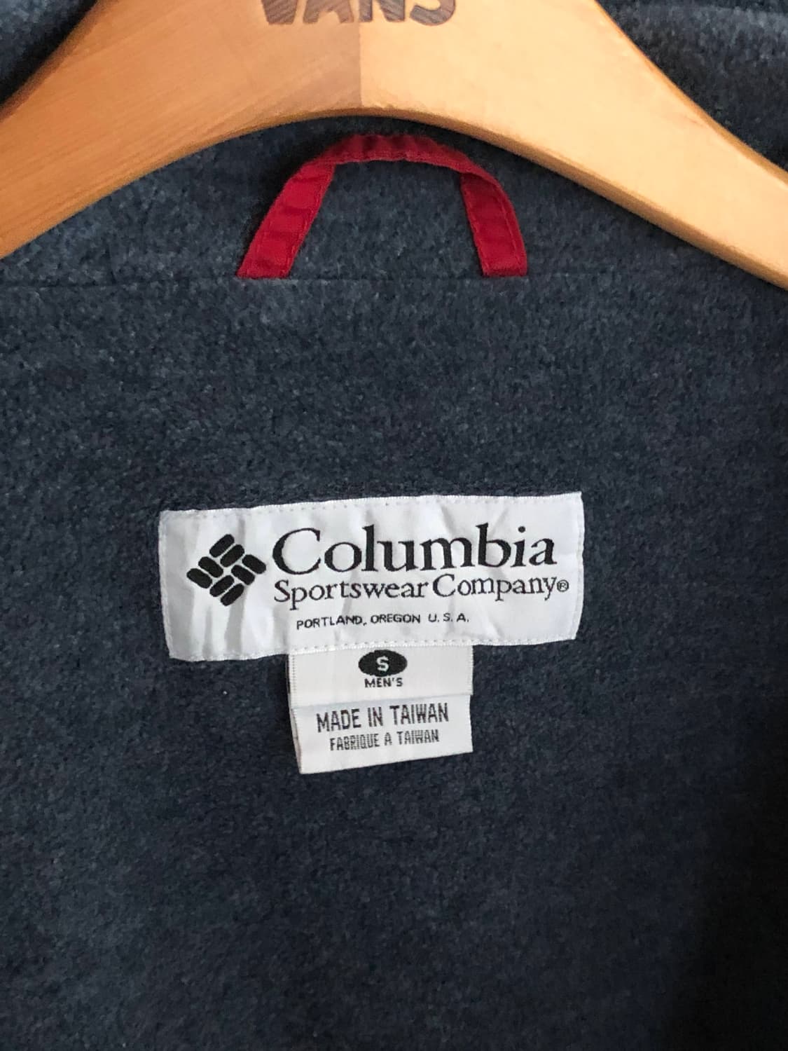 컬럼비아 빈티지 레드 웜업 자켓 블루종 봄버 상품이미지3