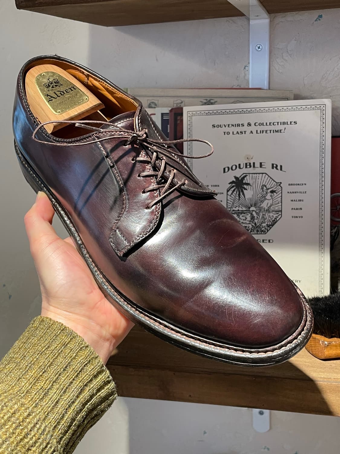 Alden 알든 990 코도반 판매 rrl 레드윙 상품이미지5