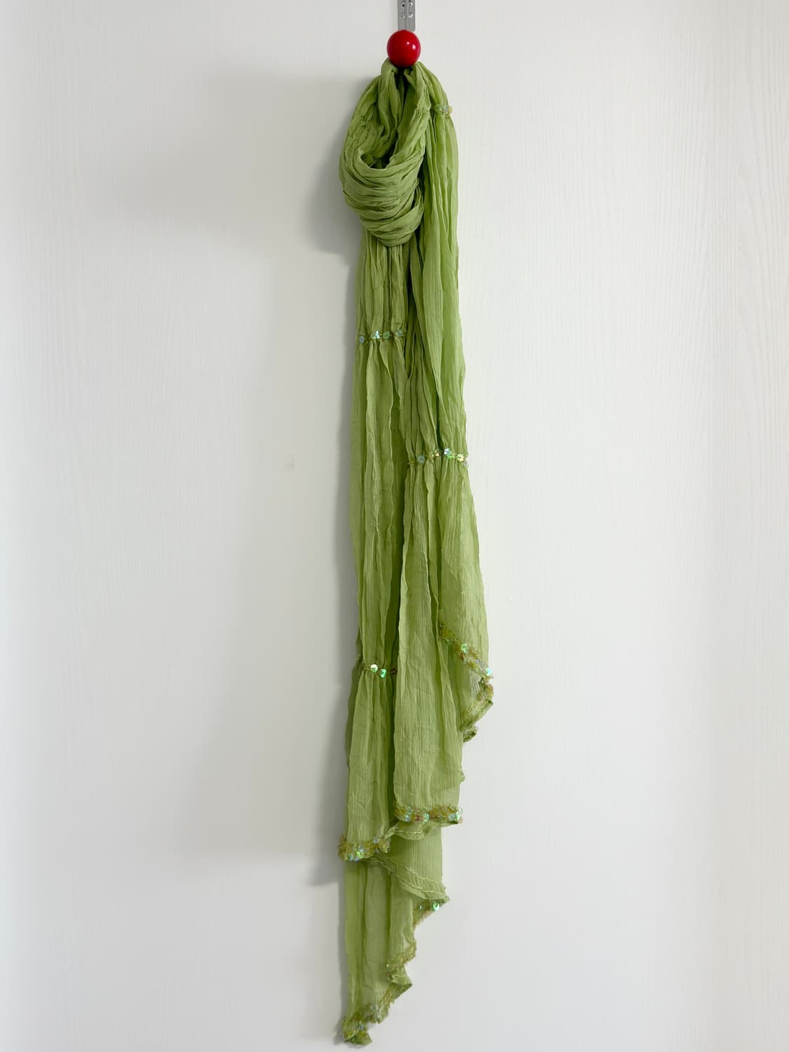 크링클 워싱 플리츠 주름 롱 스카프 상품이미지1