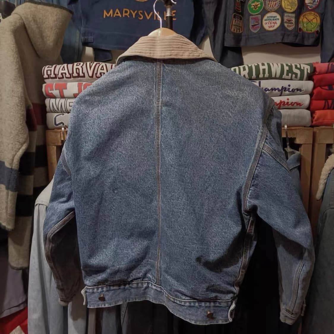 90s Vintage Hollywood Wear 코듀로이 칼라 상품이미지4