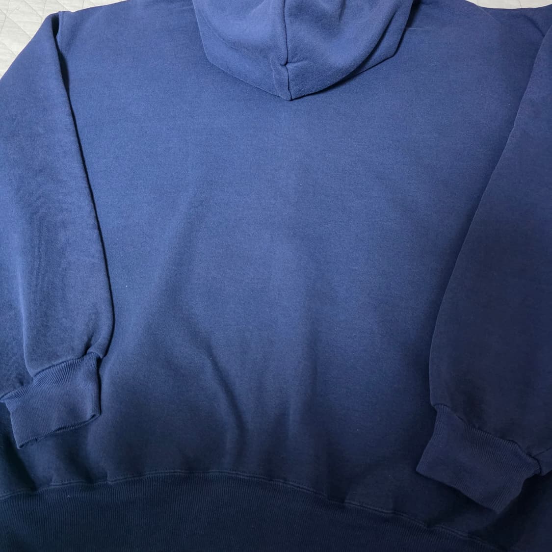 [XXL] 90s USA 빈티지 러셀 애슬레틱 후드집업 네이비 굿컨디션 상품이미지5