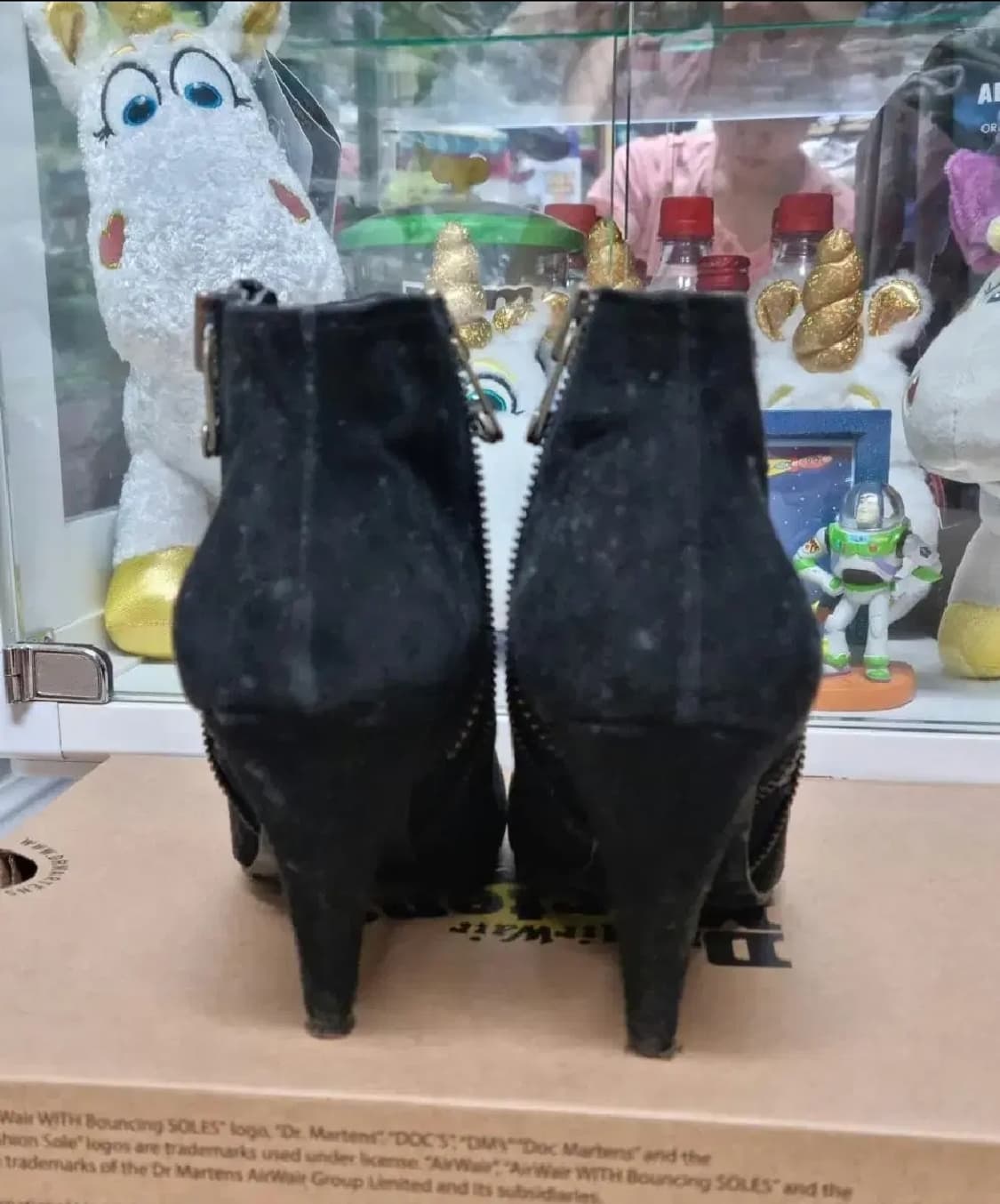 스웨이드 지퍼 앵클 부츠 상품이미지3