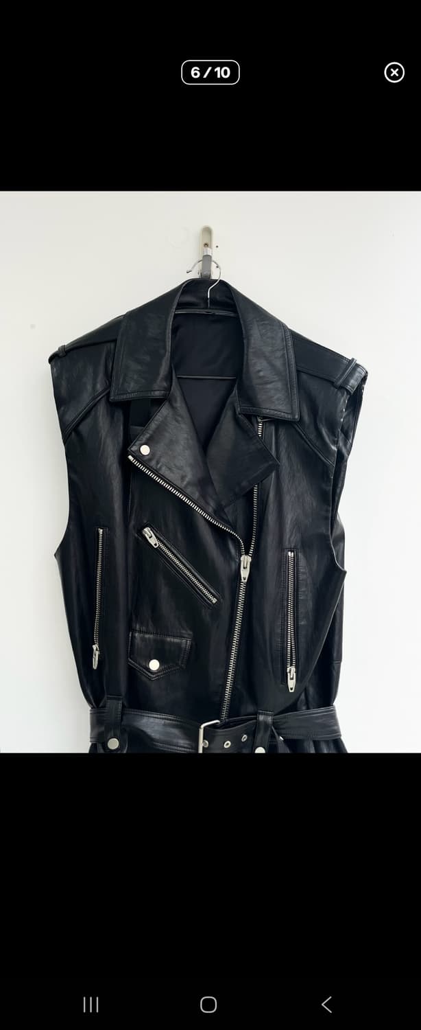 준지 가죽 베스트 구해요. 상품이미지3