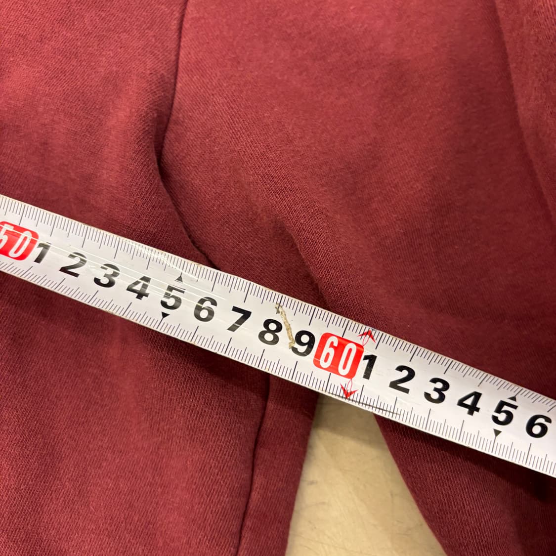 갭 빅로고 버건디 후드티 상품이미지5