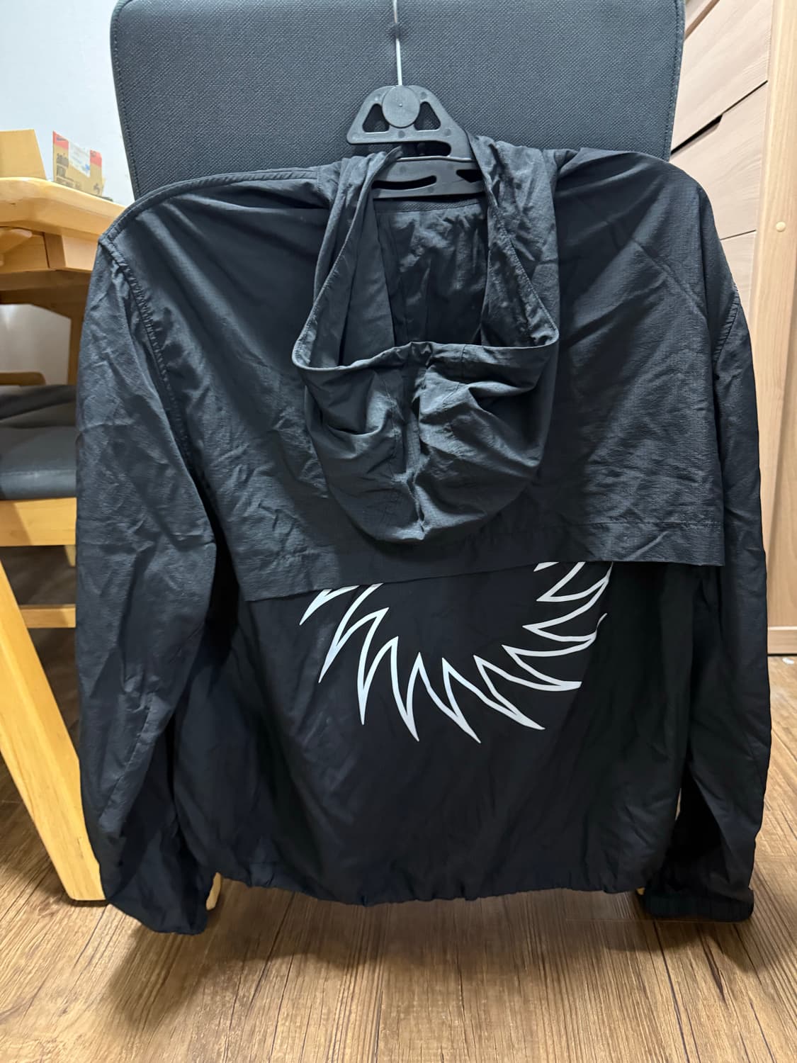 UVU 윈드브레이커 블랙 m 상품이미지5