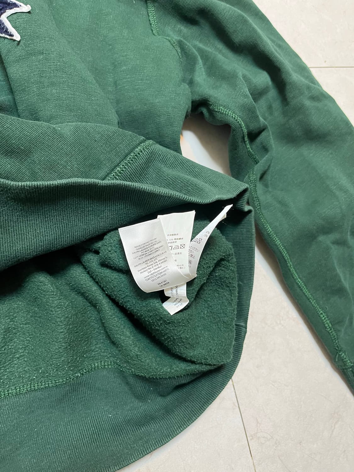 폴로 랄프로렌 신형 POLO 로고 후드 xl 상품이미지6