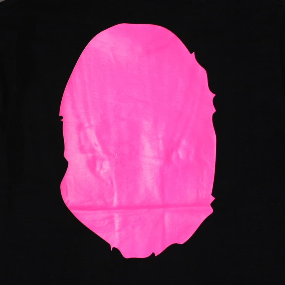 Bape 베이프 빅 사루 헤드 반팔 티셔츠 블랙 핑크 상품이미지4