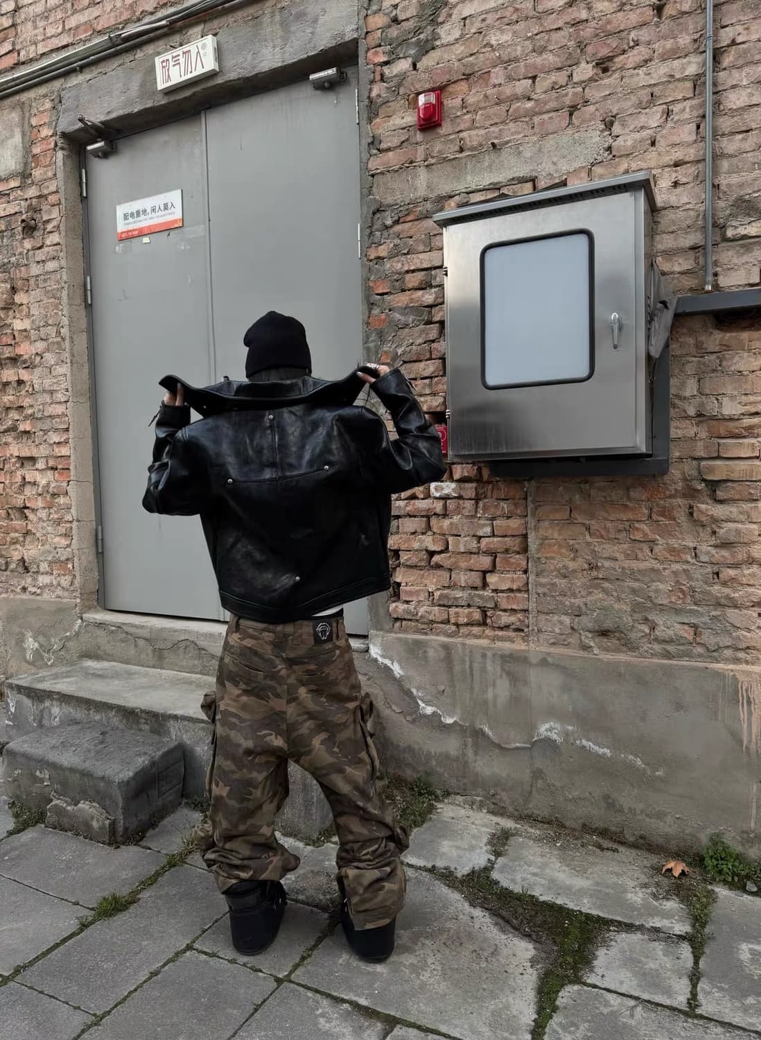 레더 바이커 자켓 상품이미지3