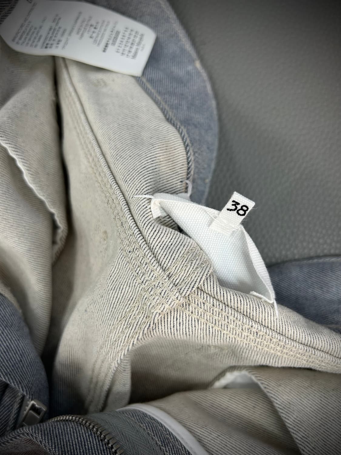 메종마르지엘라 하이 라이즈 스트레이트 레그 청바지(38) 상품이미지10