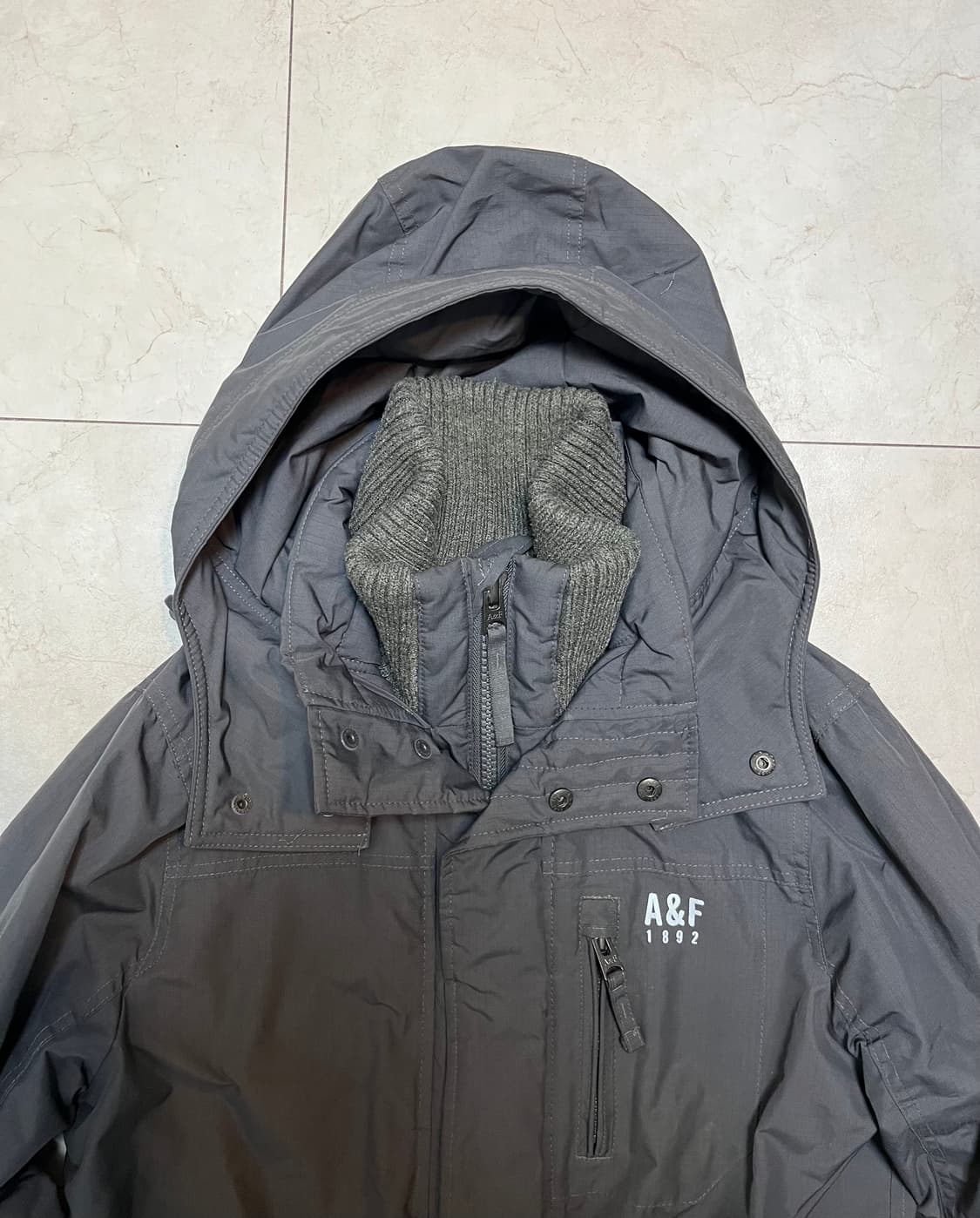 아베크롬비 앤 피치 빅 후드 자켓 그레이 상품이미지1