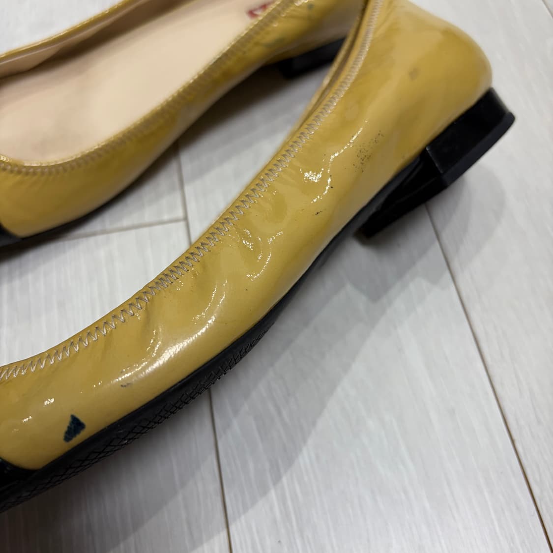 프라다 옐로우 슈즈 상품이미지8