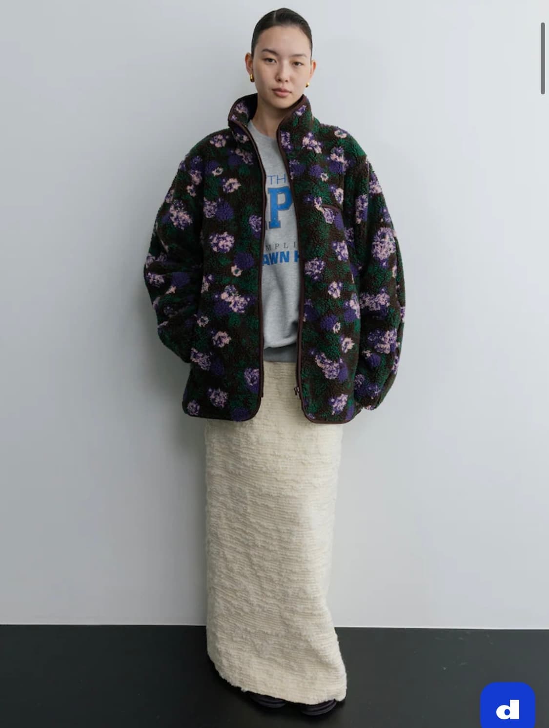 The Aperture디애퍼처 플라워 플리스 자켓 S 상품이미지2