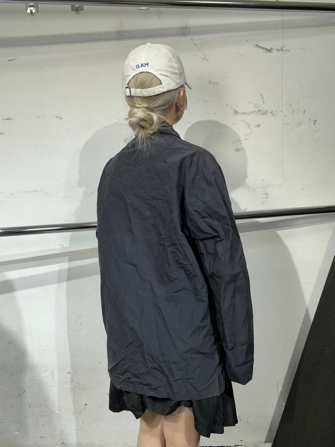 버버리 네이비 런던 클래식 얇은 블루종 자켓   상품이미지3