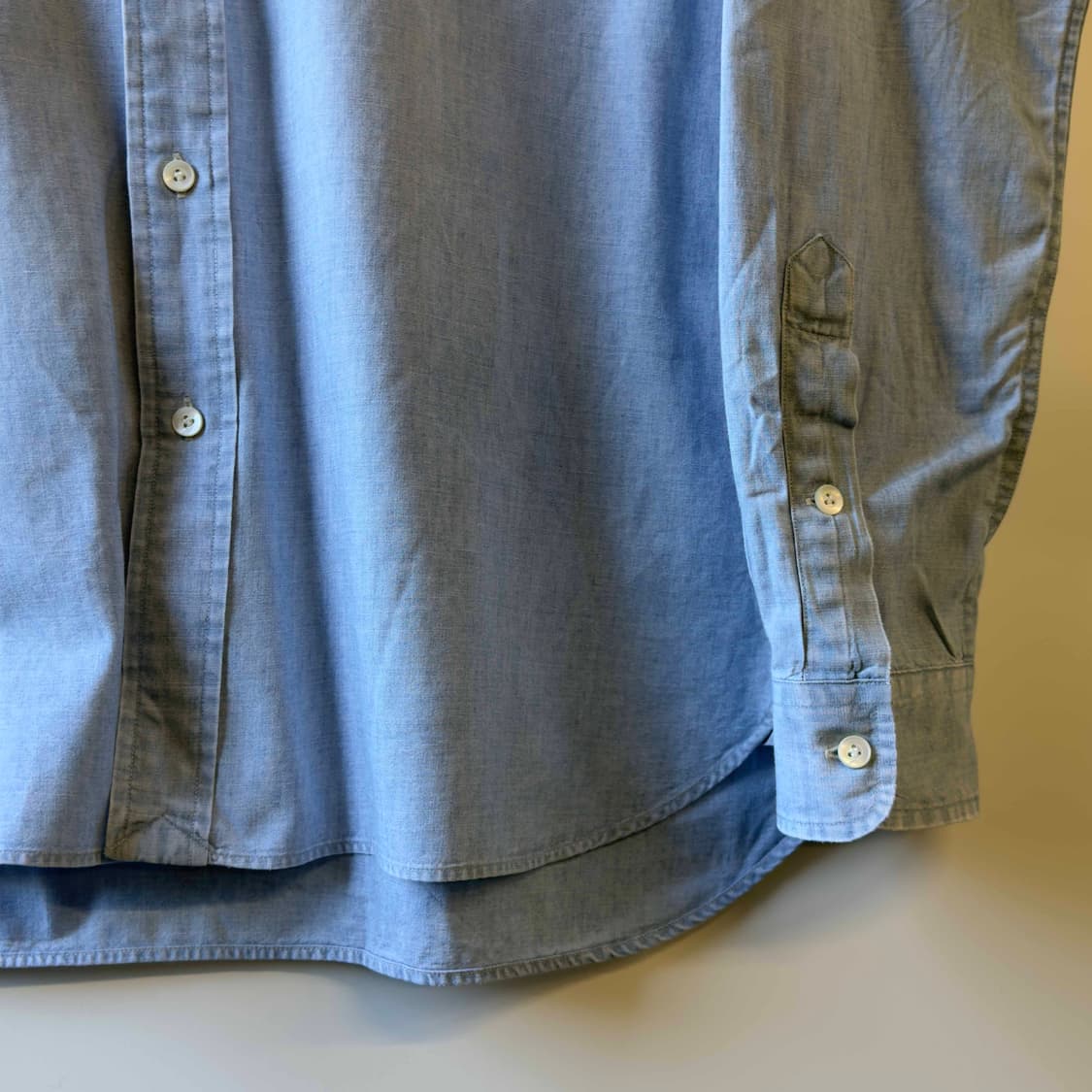 폴로 랄프로렌 로고 포켓 데님 긴팔 셔츠 상품이미지3