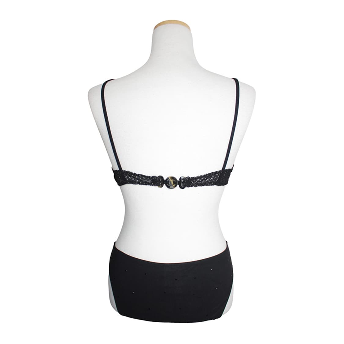 샤넬 블랙 레이스 비키니 수영복 36 상품이미지2