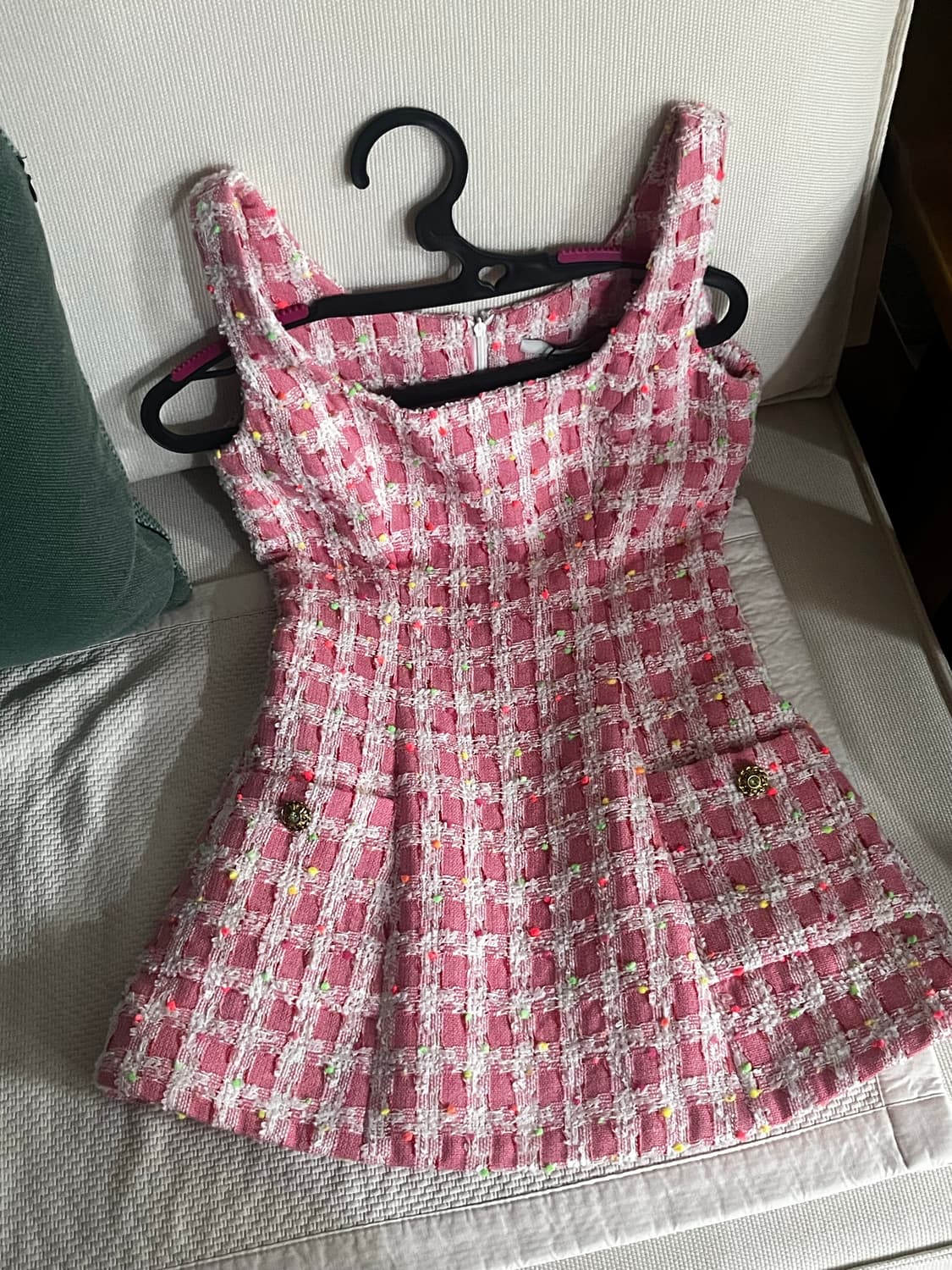 서쿠키 스트로베리 트위드 원피스 s 상품이미지3