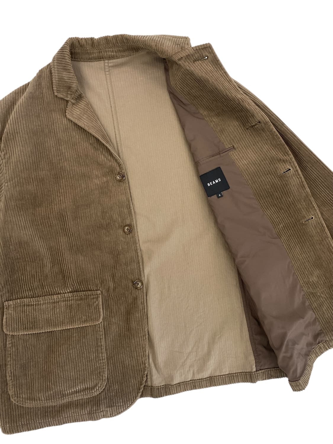 빔즈 3버튼 코듀로이 자켓 상품이미지6