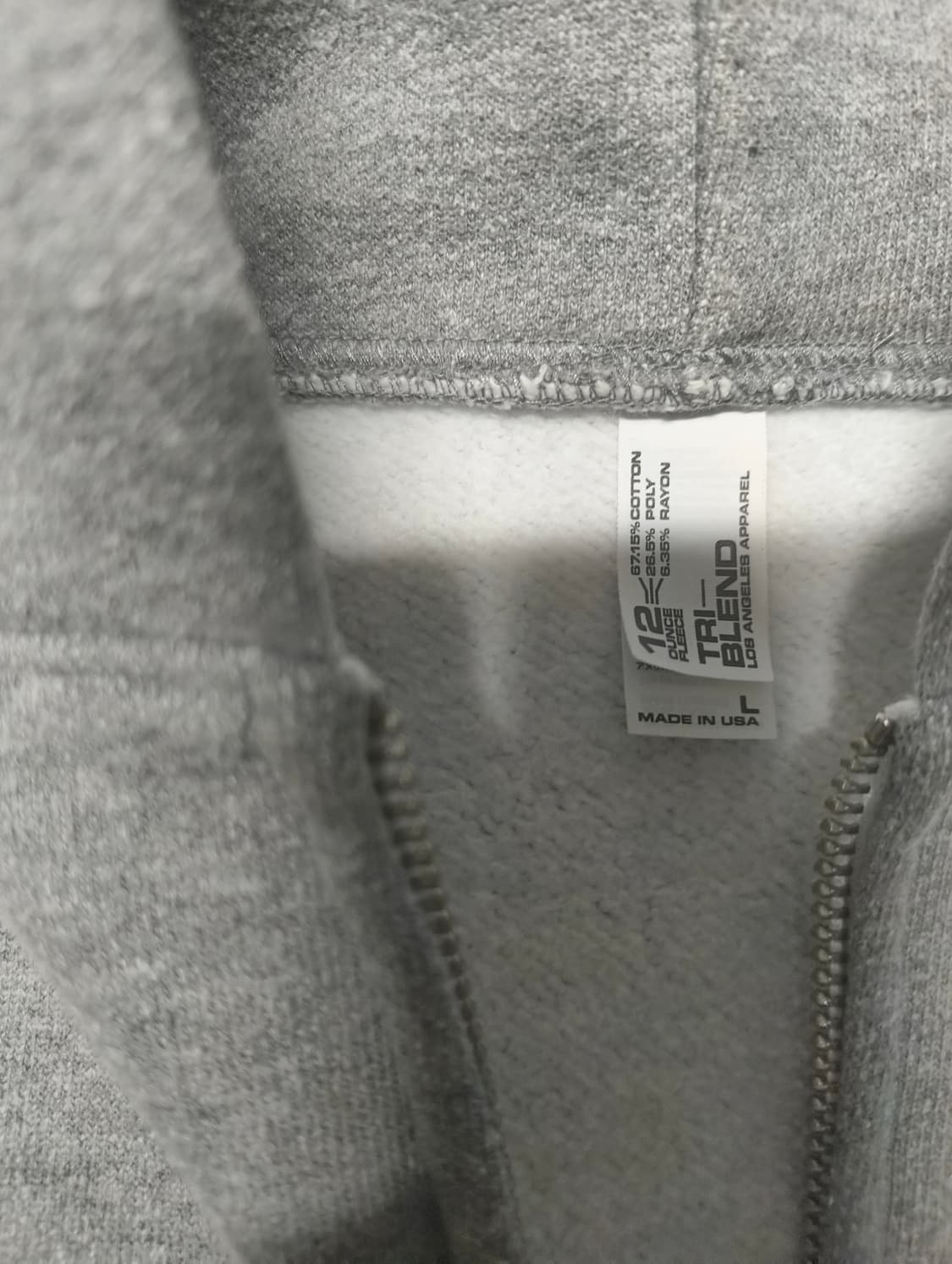 로스엔젤레스어패럴 laa 크롭 후드집업 L 상품이미지4