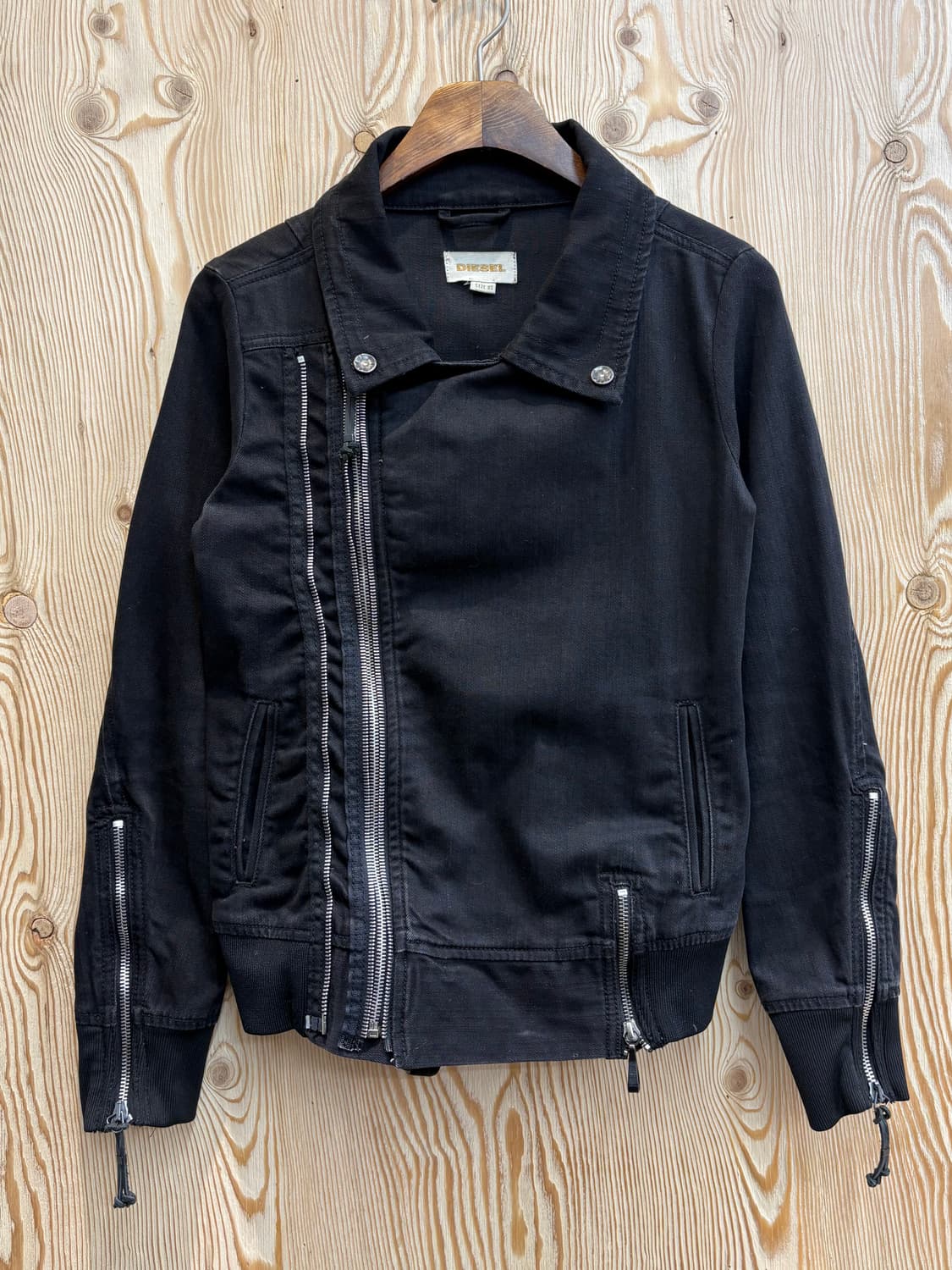 디젤 캔버스 멀티 지퍼 라이더 자켓 상품이미지1