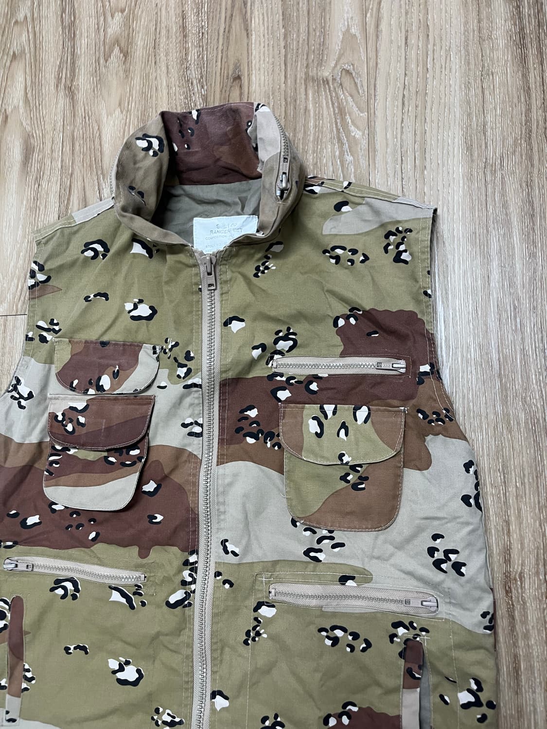 밀리터리 초코칩 카모 유틸리티 베스트  상품이미지2