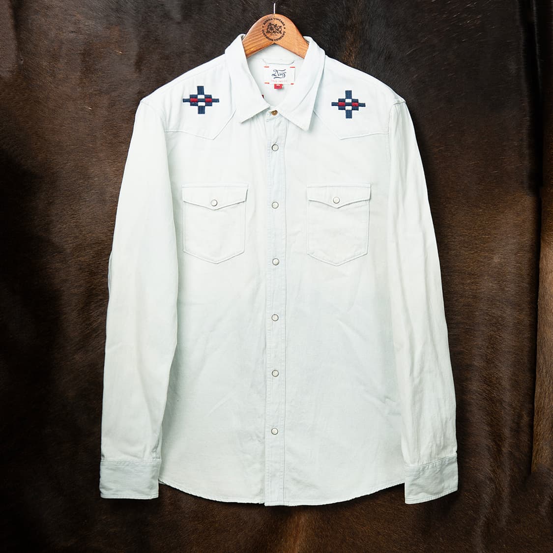 [XL] 데우스 나바호 스티치 웨스턴 데님셔츠  상품이미지2