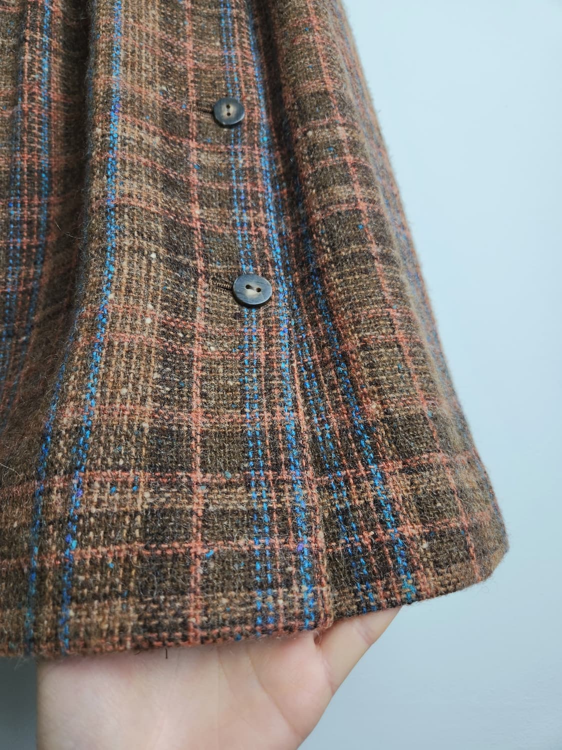 단추 울 스커트 상품이미지6