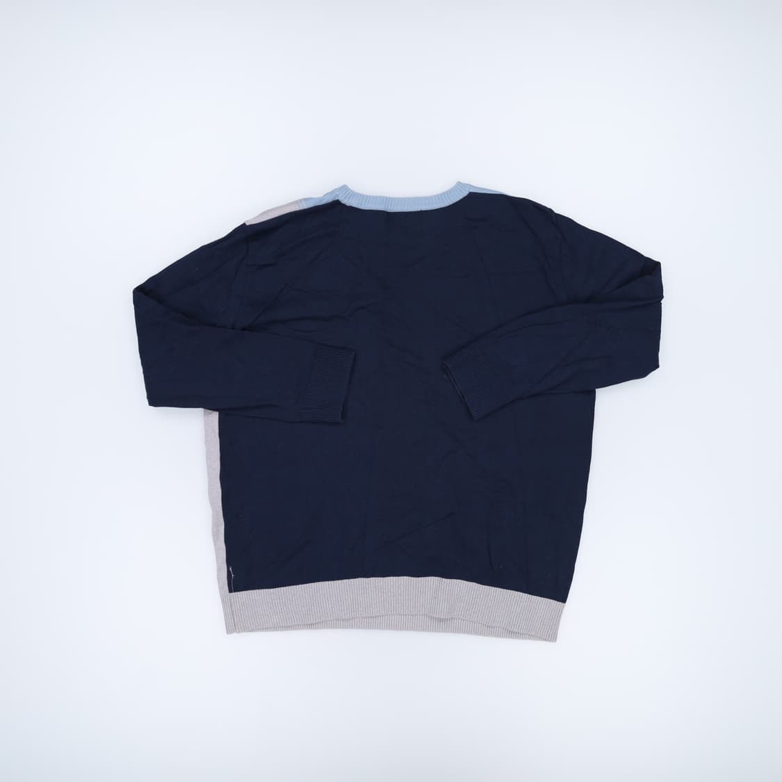 [115] 장미셸바스키아 라운드 배색니트 1222H1 상품이미지2