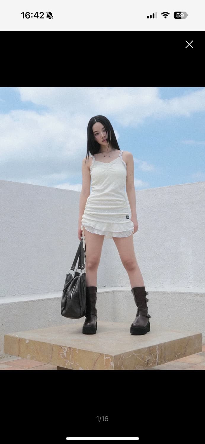 애즈온 블라썸 미니 드레스 BLOSSOM MINI DRESS 상품이미지1