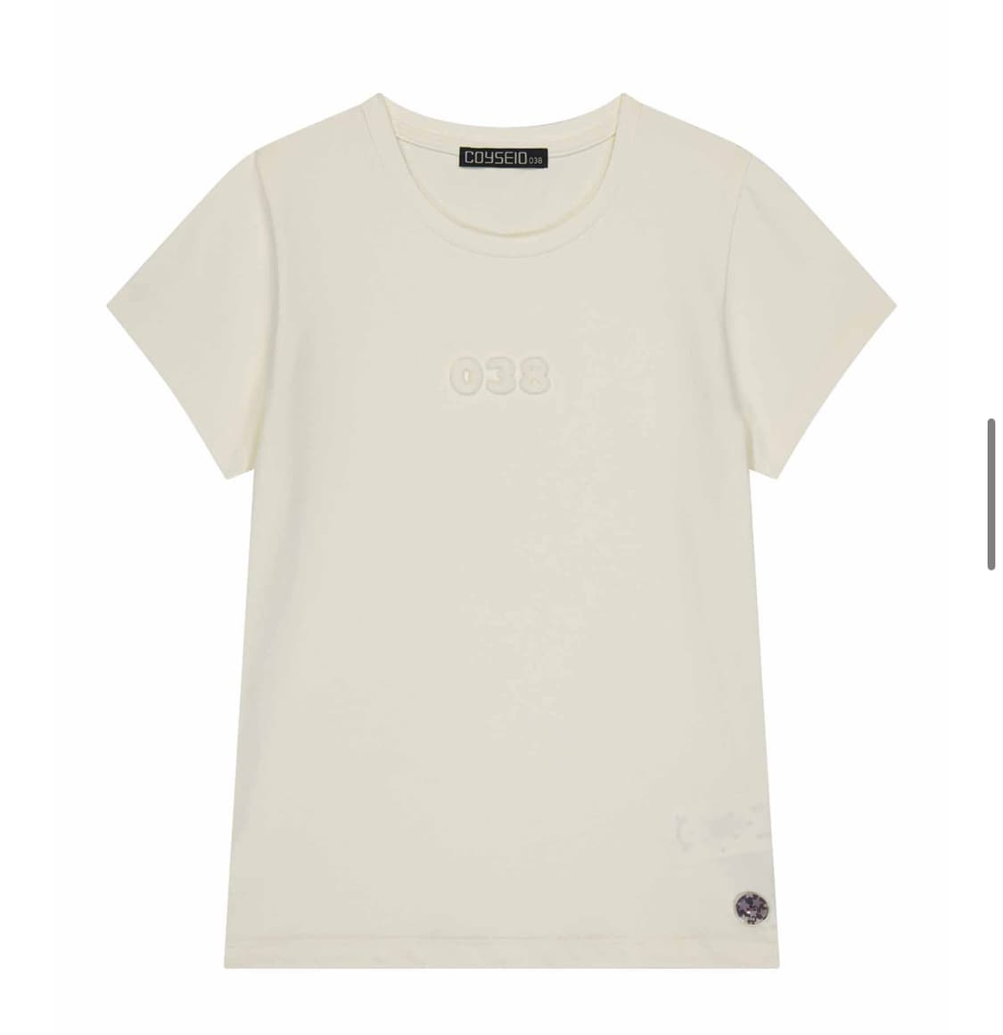 코이세이오038 BASIC T-SHIRT IVORY 상품이미지1